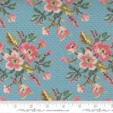 Pink Floral Needlepoint - 7402-16 FQ